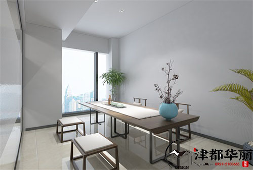 銀川辦公室裝修設計項目|津都華麗設計