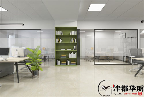 銀川辦公室裝修設計項目|津都華麗設計