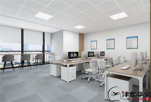 銀川辦公室裝修設計項目|津都華麗設計