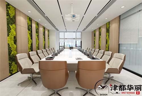 銀川辦公室裝修設(shè)計項目|津都華麗設(shè)計