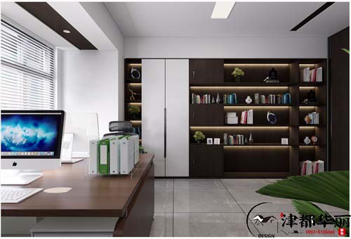 銀川辦公室裝修設(shè)計項目|津都華麗設(shè)計