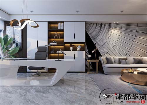 銀川辦公室裝修設(shè)計項目|津都華麗設(shè)計