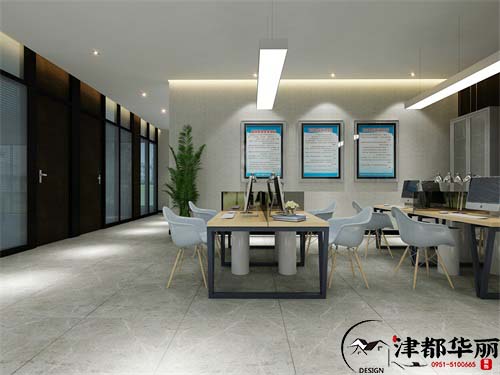 銀川辦公室裝修設(shè)計(jì)項(xiàng)目|津都華麗設(shè)計(jì)